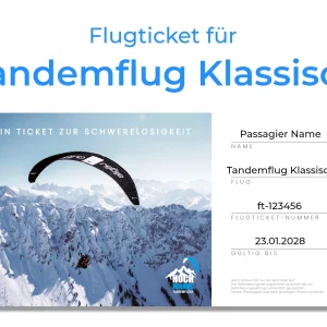 Tandemflug Klassisch