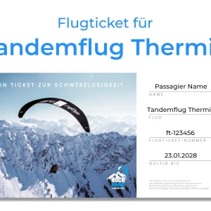 Tandemflug Thermik